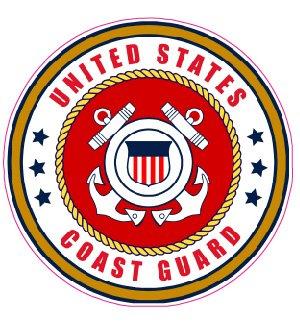 Coast Guard Decal - Coast Guard Decal, Military and Veterans Decals, woo_import_1 | American Patriots Decals | High Quality Military and Veterans Die-Cut Decals