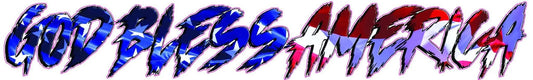 God Bless America decal with American flag design and distressed lettering
