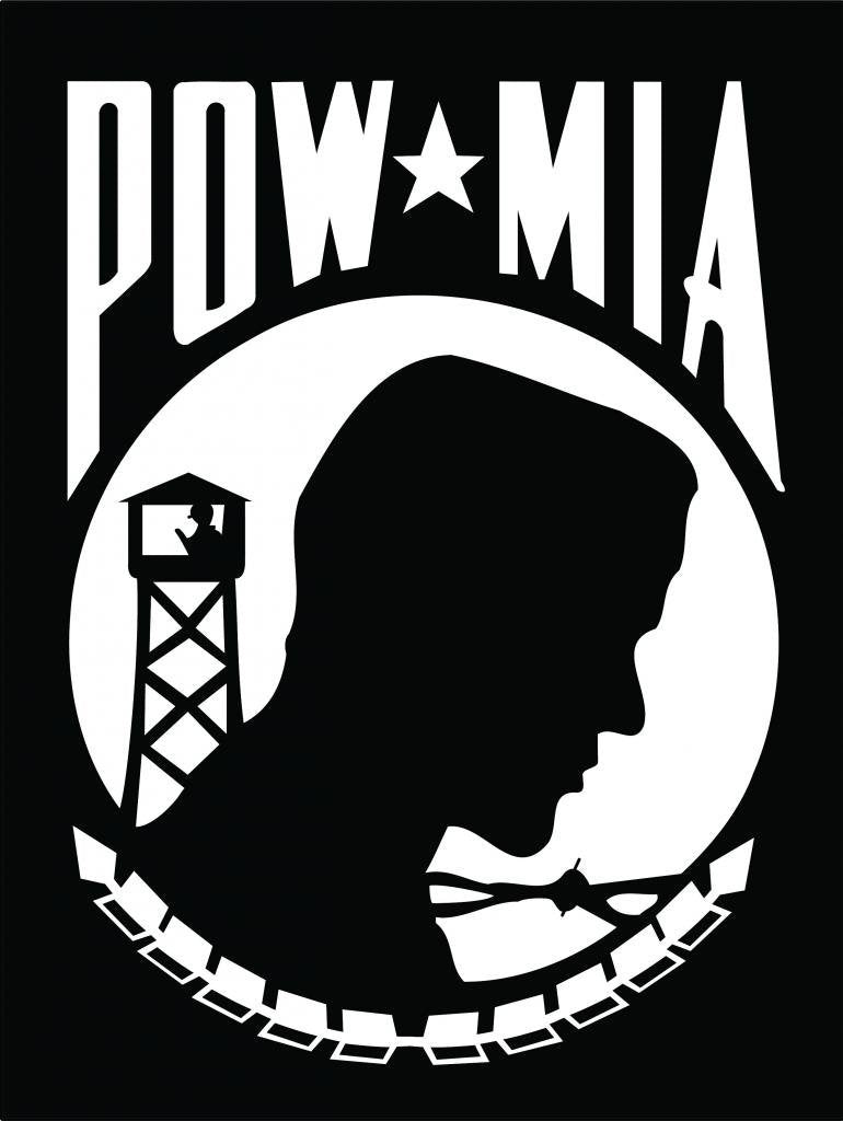 POW MIA Black Decal - automotive decals, automotive stickers, Military and Veterans Decals, Military decals, military stickers, POW MIA Black Decal, vehicle decals, Vehicle stickers, window decal, window decals, window sticker, window stickers, woo_import_1 | American Patriots Decals | High Quality Military and Veterans Die-Cut Decals