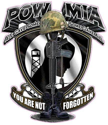 POW MIA You Are Not Forgotten Decal - armed forces stickers, automotive decals, automotive stickers, bumper decals, bumper stickers, decals, Military and Veterans Decals, Military decals, military stickers, Patriotic stickers, pow decal, POW MIA YOU ARE NOT FORGOTTEN Decal, pow sticker, vehicle decals, Vehicle stickers, window decal, window decals, window sticker, window stickers, woo_import_1 | American Patriots Decals | High Quality Military and Veterans Die-Cut Decals