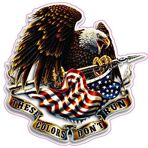 These Colors Don't Run Decal - American Bald Eagle, American eagle decal, American eagle sticker, American flag, American flag stickers, armed forces stickers, automotive decals, automotive stickers, bumper stickers, EAGLE DECAL, eagle decals, eagle sticker, eagle stickers, Military and Veterans Decals, Military decals, military stickers, Patriotic stickers, These Colors Don't Run Decal, vehicle decals, Vehicle stickers, window decal, window decals, window sticker, window stickers, woo_import_1 