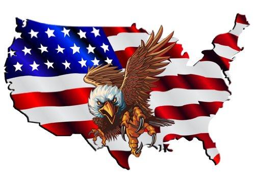 USA as a Flag with Eagle Decal - American Bald Eagle, American flag, American flag eagle decals, American flag stickers, automotive decals, automotive stickers, eagle decals, eagle stickers, USA as a Flag with Eagle Decal, USA as a Flag with Eagle Sticker, USA Flag Decal, USA Flag sticker, vehicle decals, Vehicle stickers, window decal, window decals, window sticker, window stickers, woo_import_1 | American Patriots Decals | High Quality American Flag and Bald Eagle Die-Cut Decals